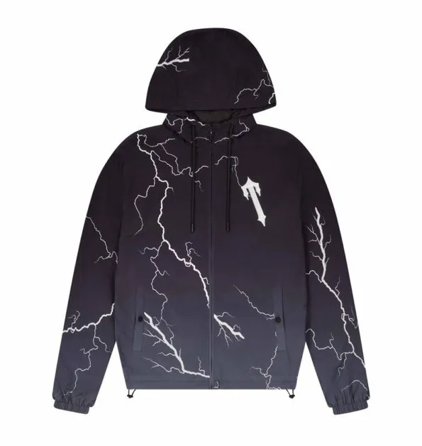 Trapstar 2C Irongate T Windbreaker Black lightning