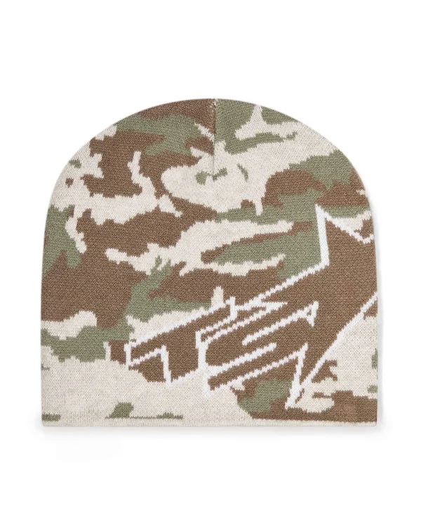Trapstar Camo Beanie TS Star