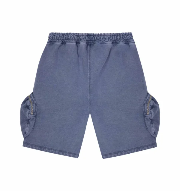 Trapstar Construct Hyperdrive Shorts Blue Back in