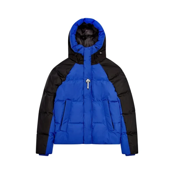 Trapstar Decoded Arch Black blue Puffer Jacket