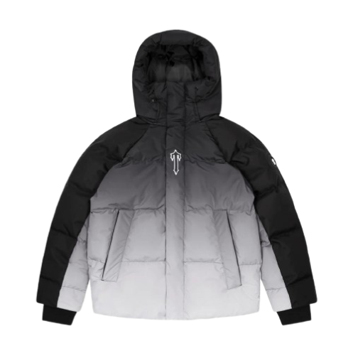 Trapstar Decoded Arch Gradient Puffer Jacket Black