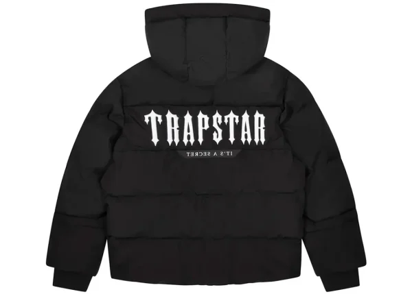 Trapstar Decoded Black Puffer Jacket Back in