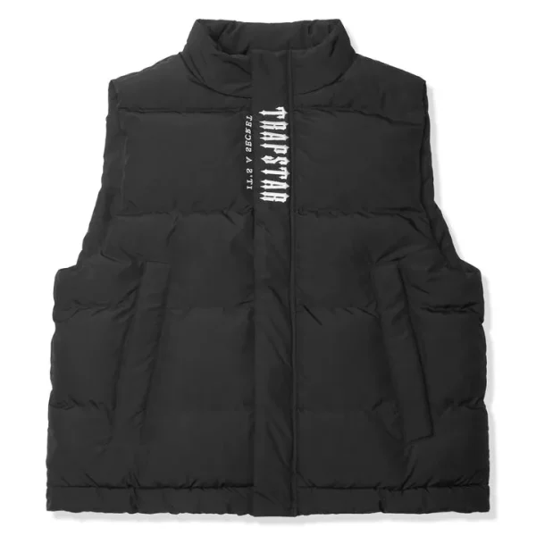 Trapstar Decoded Black/White Gilet Jacket