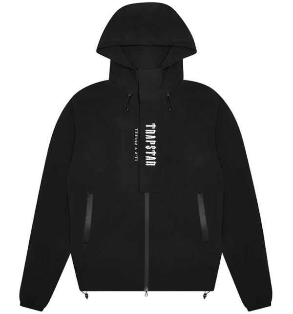 Trapstar Decoded Black white Windbreaker