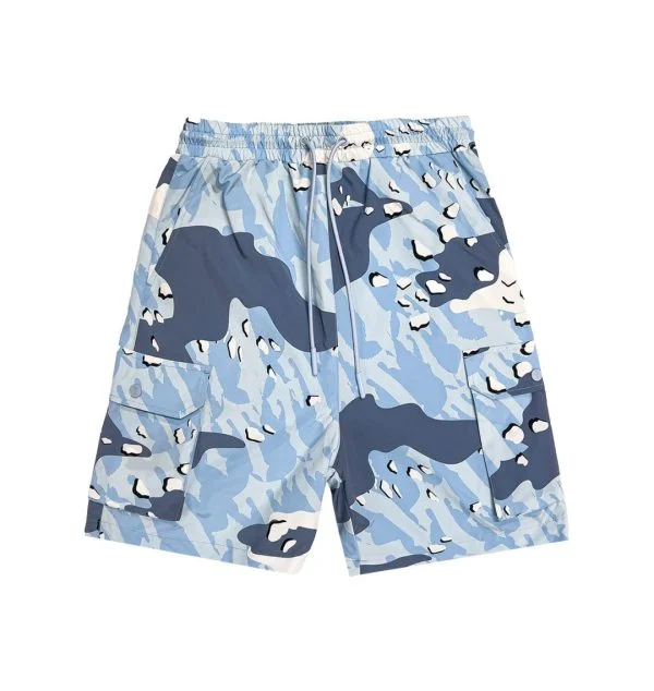 Trapstar Decoded Camo Blue Shorts