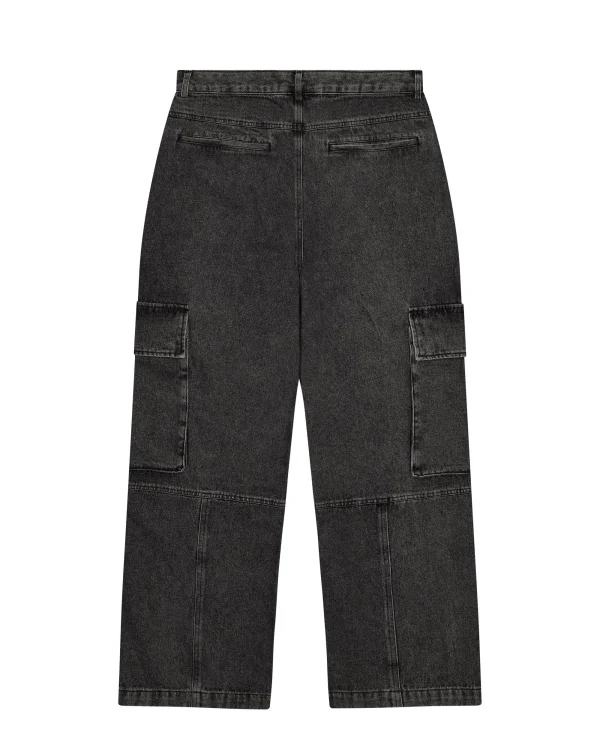 Trapstar Denim Carpenter Jeans Grey Back in