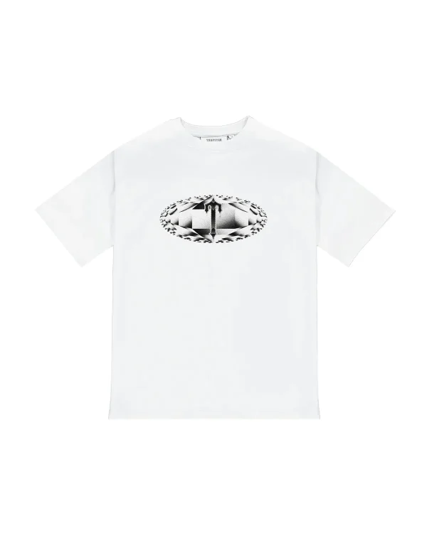 Trapstar Diamond In The Rough Tee White Trapstar Diamond In The Rough Tee White