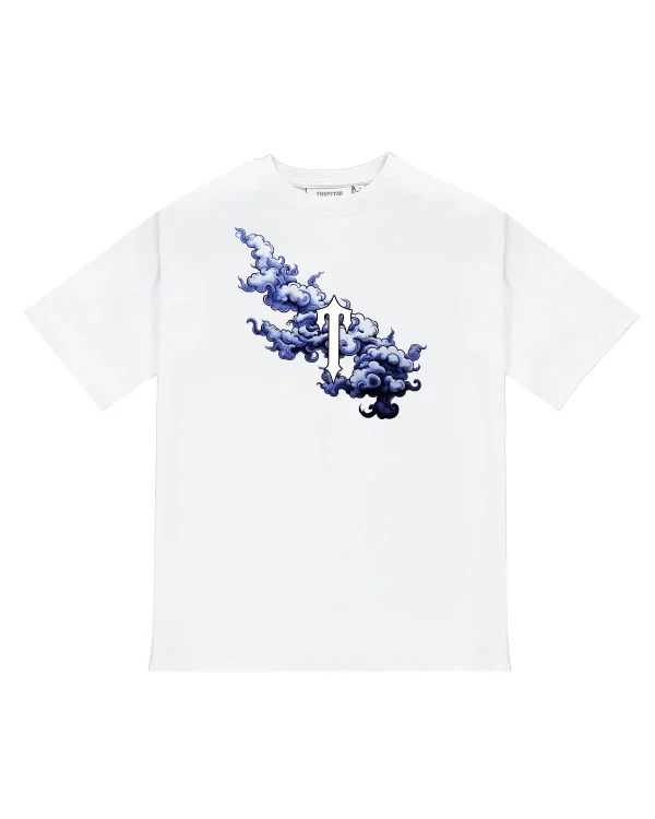 Trapstar Eternal Flame Tee White Trapstar Eternal Flame Tee White