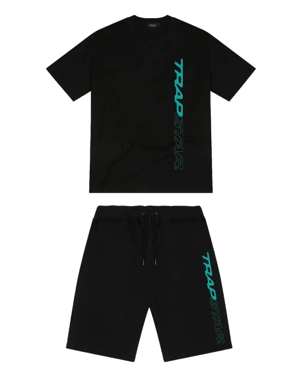 Trapstar Full Speed Short set Black Black