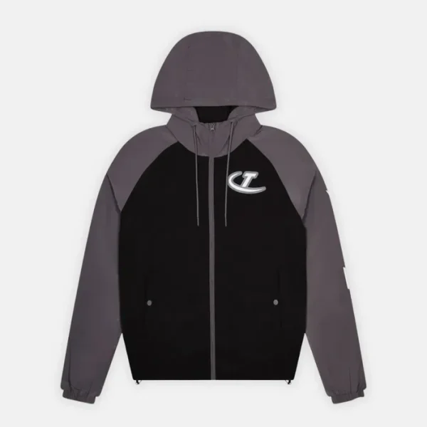 Trapstar Hyperdrive Black Grey Windbreaker