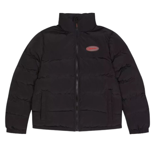 Trapstar Hyperdrive Black red Puffer Jacket