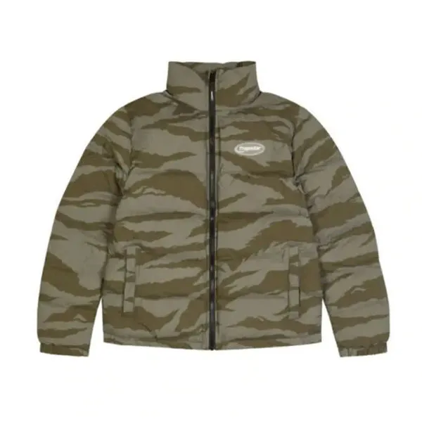 Trapstar Hyperdrive Camo Milti green Puffer Jacket