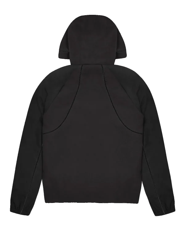 Trapstar Hyperdrive Piped Windbreaker Blackout Back in