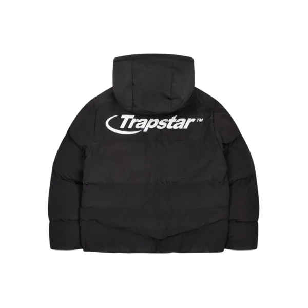 Trapstar Hyperdrive Puffer Jacket Black Back in