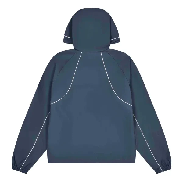 Trapstar Hyperdrive Windbreaker Piped Blue Back in