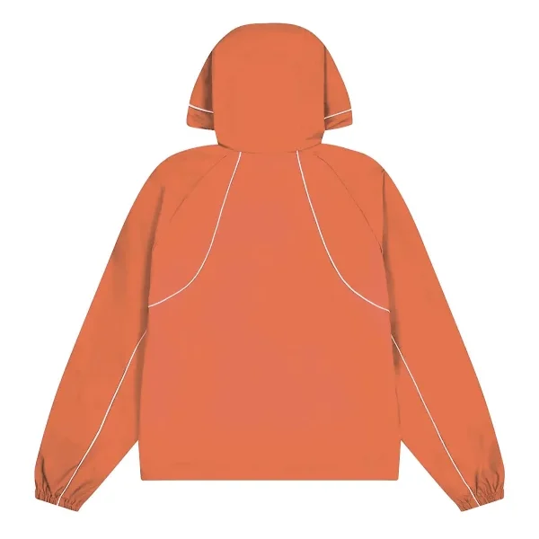 Trapstar Hyperdrive Windbreaker Piped Coral Back in