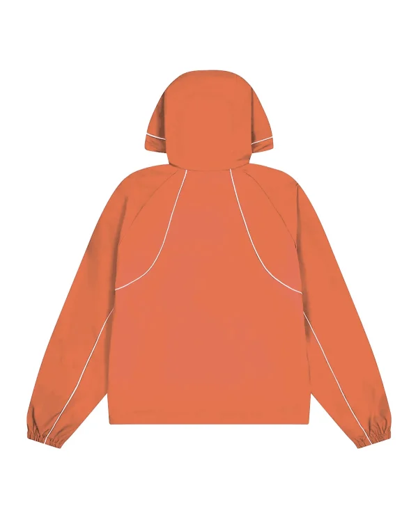 Trapstar Hyperdrive Windbreaker Piped Coral Back in