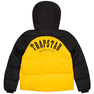 Trapstar Irongate Arch Aw23 Puffer Jacket Yellow Back in
