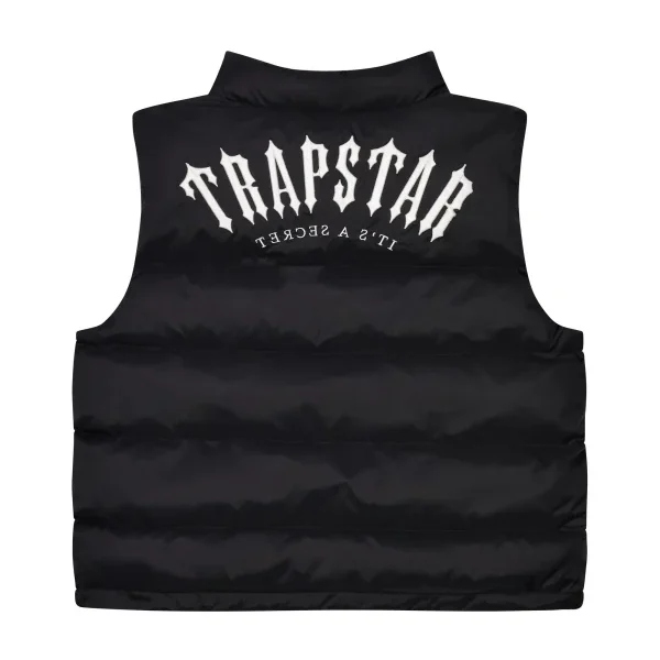 Trapstar Irongate Arch Black Gilet Back in