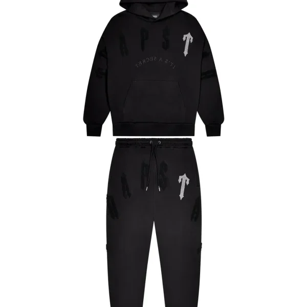 Trapstar Irongate Arch Chenille 2.0 Blackout Tracksuit