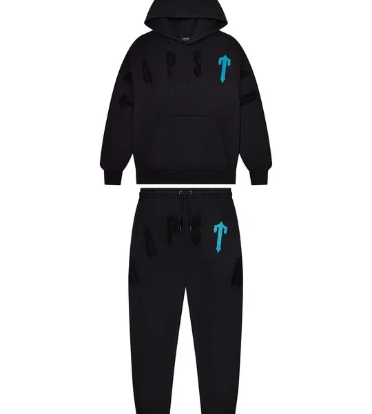 Trapstar Irongate Arch Chenille 2.0 Tracksuit Black