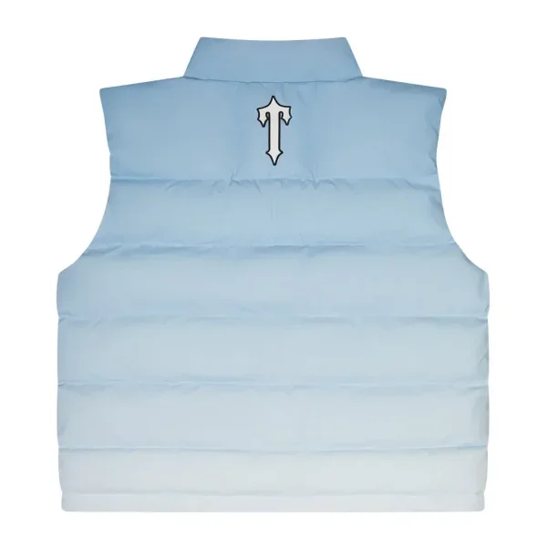 Trapstar Irongate Blue Gradient Gilet Jacket Back in