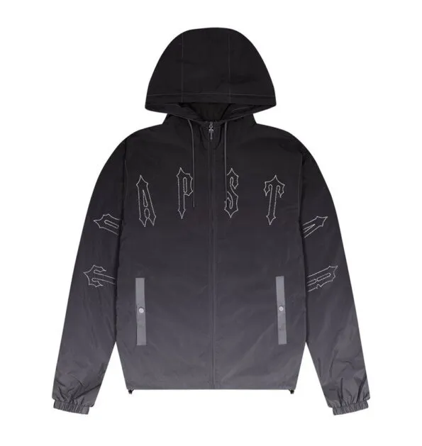 Trapstar Irongate Quilted Black Windbreaker