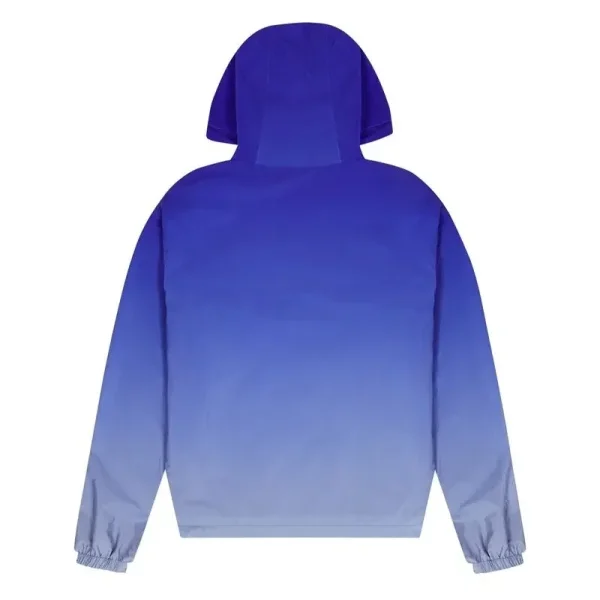 Trapstar Irongate Quilted Blue Windbreaker Back in