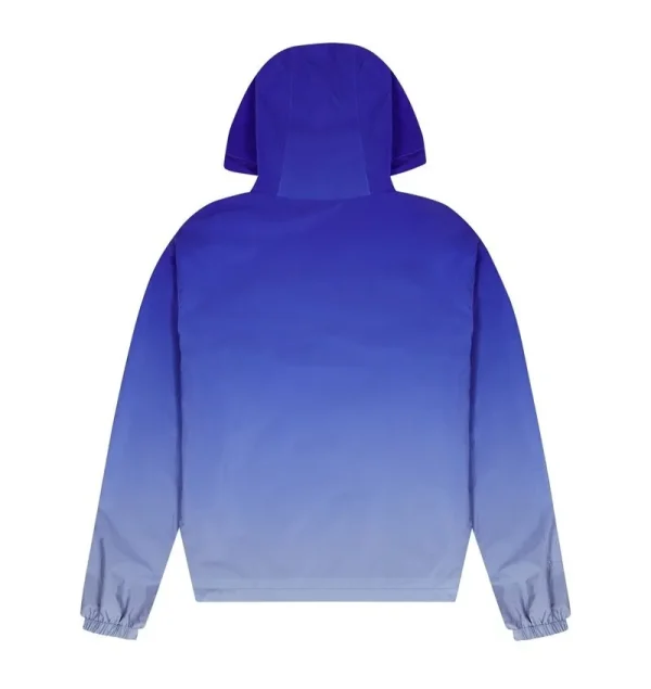 Trapstar Irongate Quilted Blue Windbreaker Back in