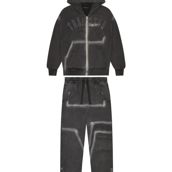 Trapstar Irongate Rivet 2.0 Tracksuit Black