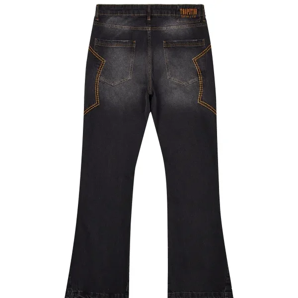 Trapstar Irongate T Panel Denim Washed Jeans Back in