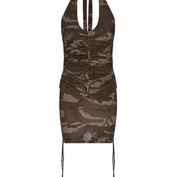 Trapstar Irongate T Womens Brown Camo Dress