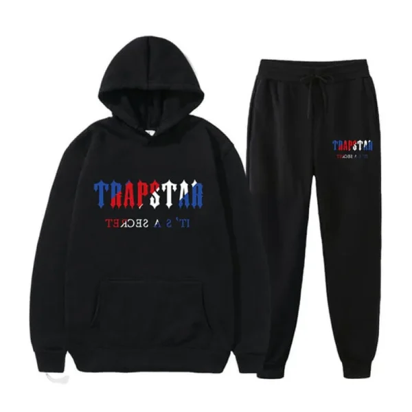 Trapstar It s A Secret Multi Logo Black Tracksuit