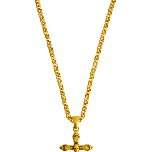 Trapstar Necklace Bevelled Cross