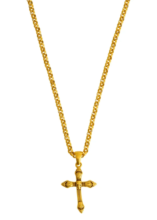 Trapstar Necklace Bevelled Cross