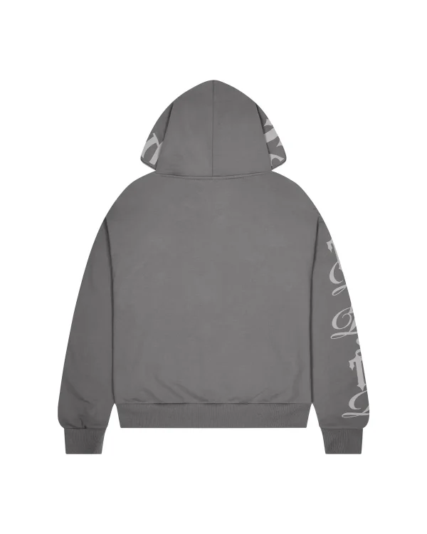 Trapstar Script 2.0 Grey Hoodie back in