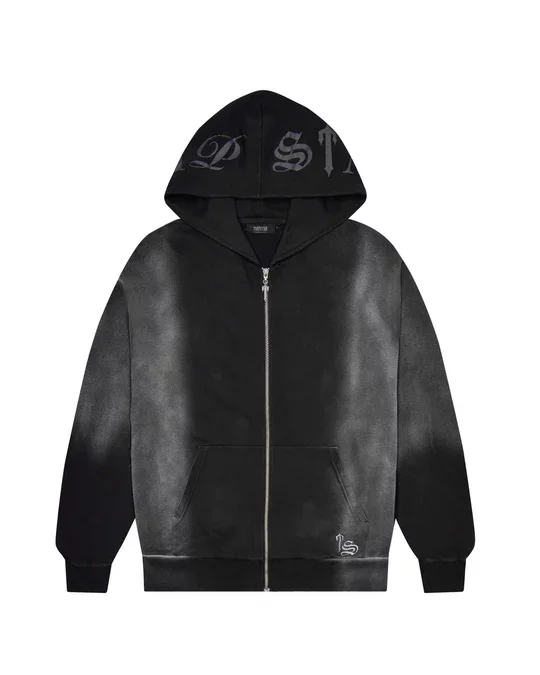 Trapstar Scripts Hoodie Black