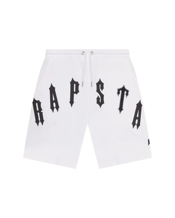 Trapstar Shorts Arch Chenille Decoded 2.0 White Black
