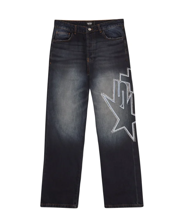 Trapstar TS Star Diamante Indigo Jeans