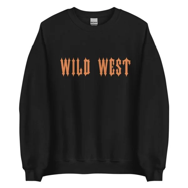 Trapstar Wild West Fire Sweatshirt Black