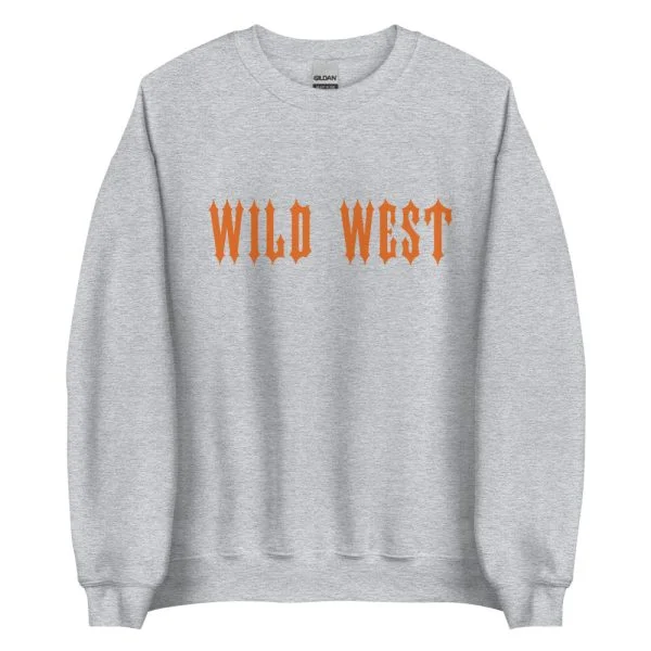 Trapstar Wild West Fire Sweatshirt Grey