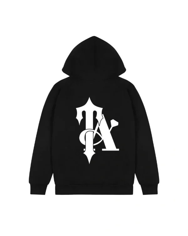 Trapstar X A Jeweller Black Hoodie Back in