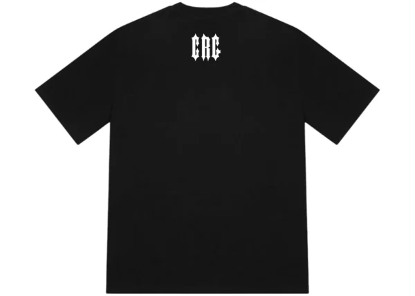 Trapstar X Central Cee Script Black Tee Back in