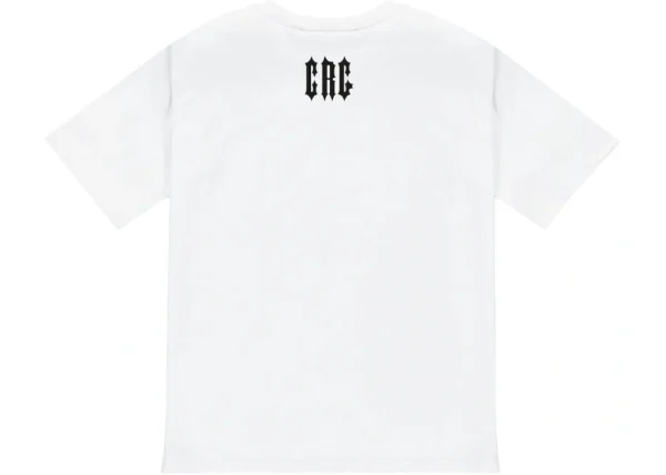 Trapstar X Central Cee Script White Tee Back in
