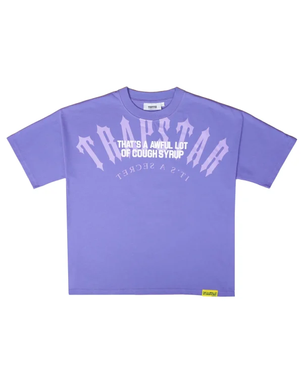 Trapstar X Cough Syrup Arch Purple Tee