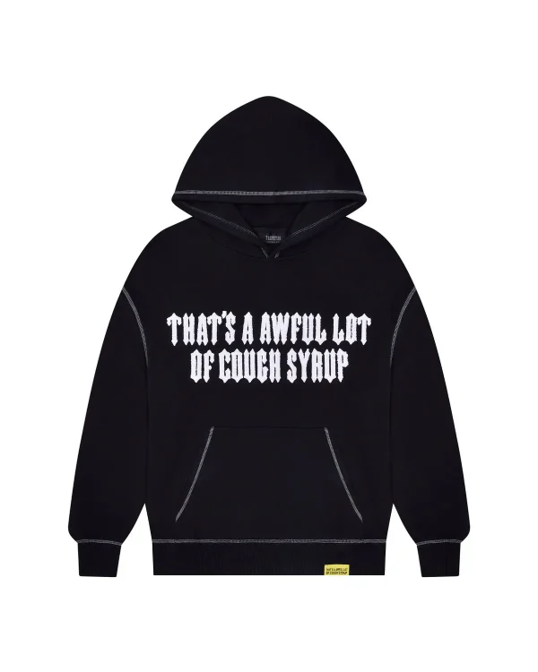 Trapstar X Cough Syrup Black Hoodie