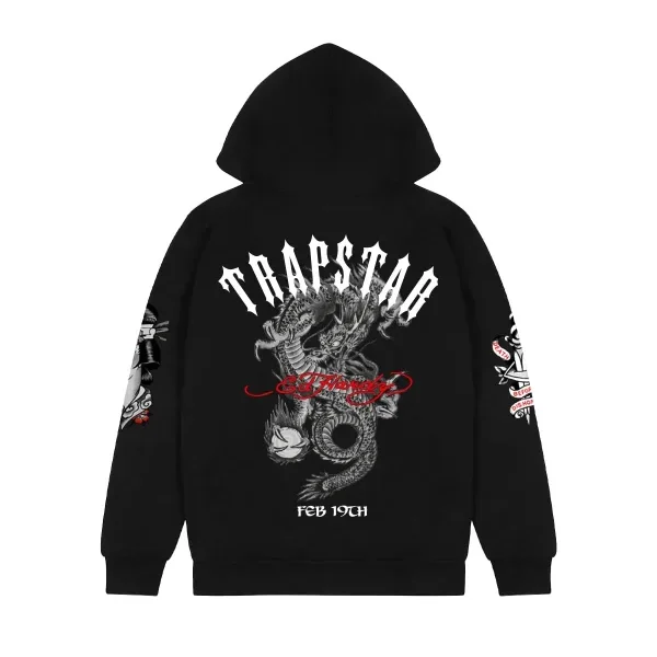 Trapstar X ED Hardy AOW Hoodie Back in