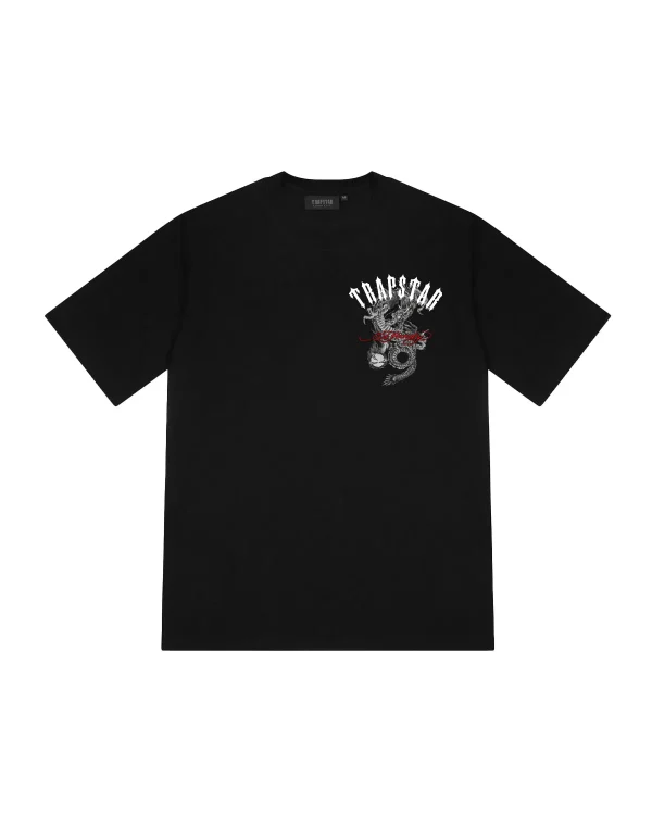 Trapstar X Ed Hardy Arch Black Tee