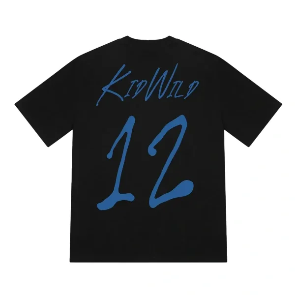 Trapstar X Kid Wild Jobs Not Done Black T Shirt Back in