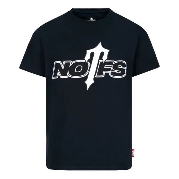 Trapstar X NOFs T Shirt Black Trapstar X NOFs T Shirt Black